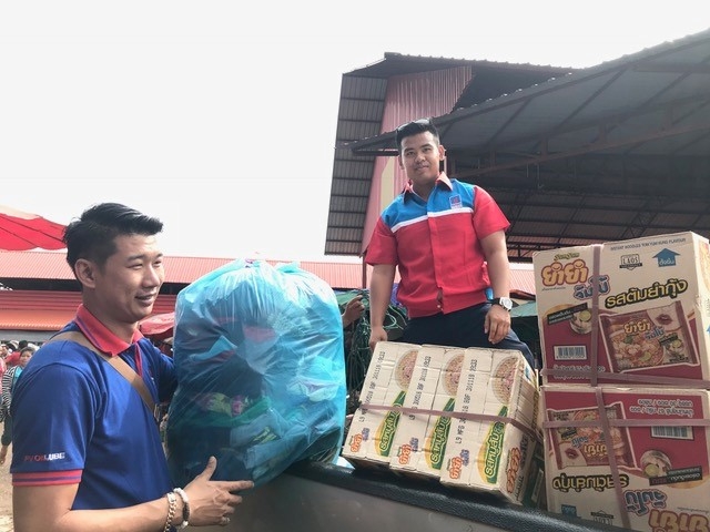 pvoil chung tay cung nhan dan lao vuot qua kho khan sau vo dap thuy dien xe pian xe namnoy