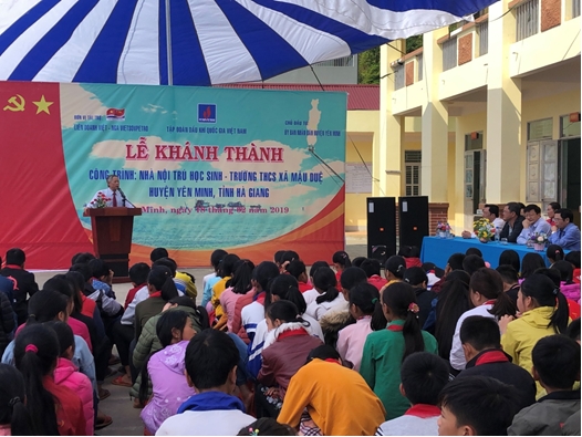 Vietsovpetro khánh thành hai công trình an sinh xã hội tại Hà Giang và Nam Định
