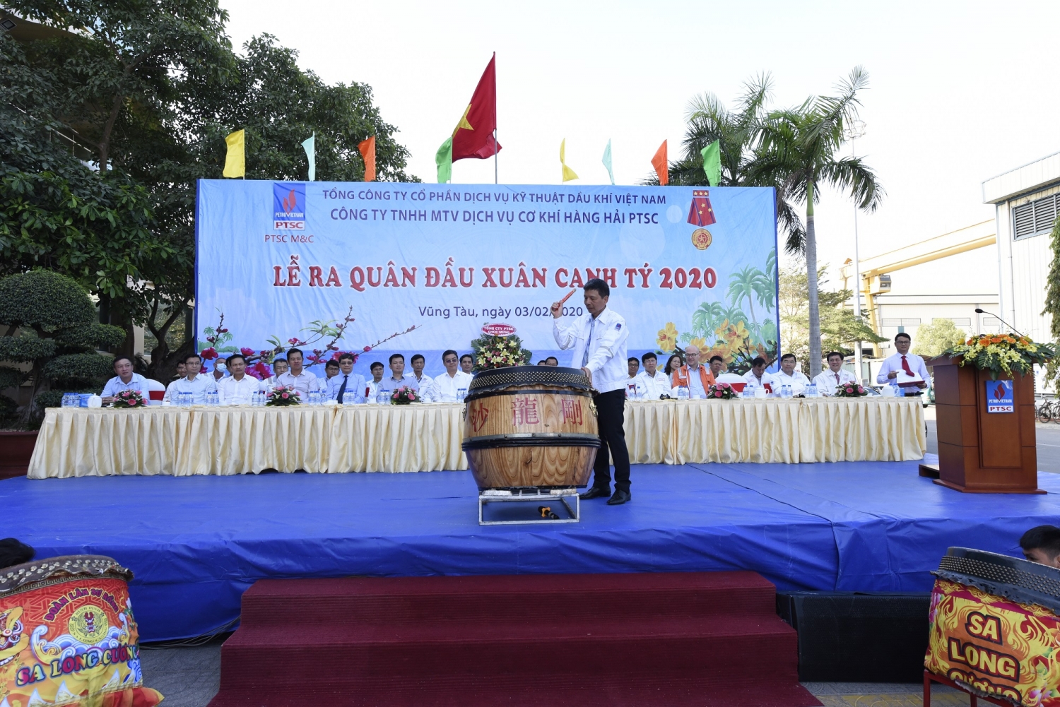 ptsc mc to chuc le ra quan dau xuan canh ty 2020