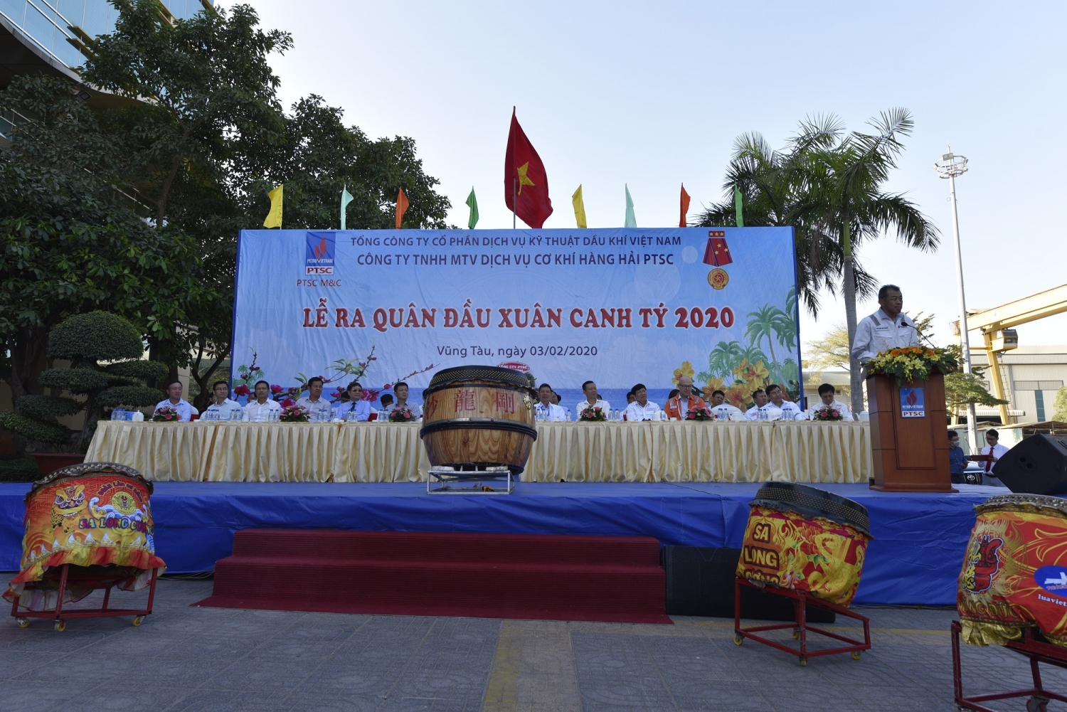 ptsc mc to chuc le ra quan dau xuan canh ty 2020