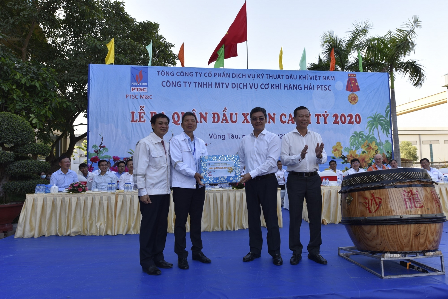 ptsc mc to chuc le ra quan dau xuan canh ty 2020