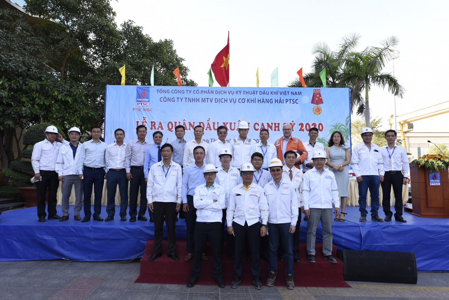 ptsc mc to chuc le ra quan dau xuan canh ty 2020