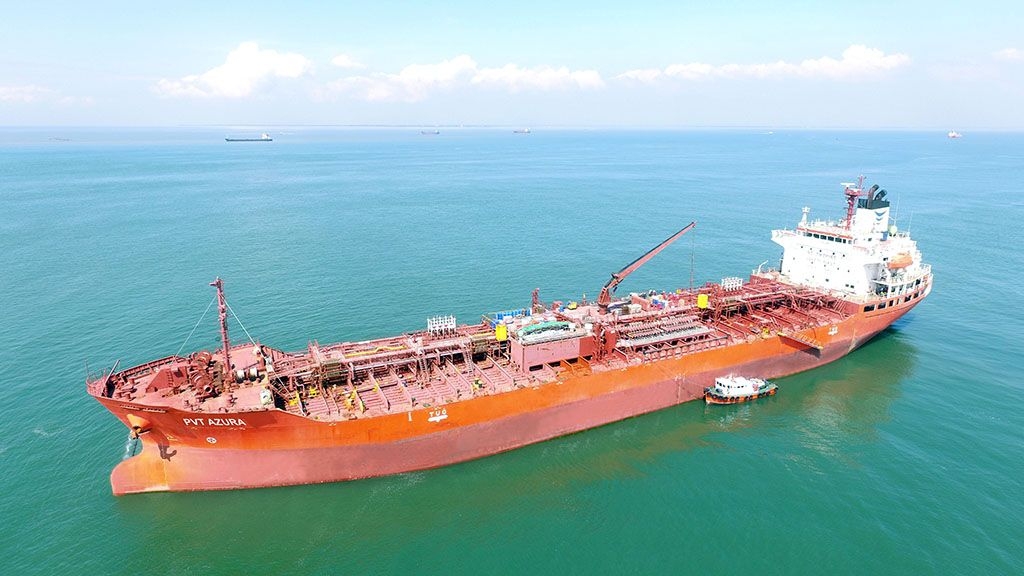 PVTrans nhận bàn giao tàu PVT AZURA tại Vũng Tàu