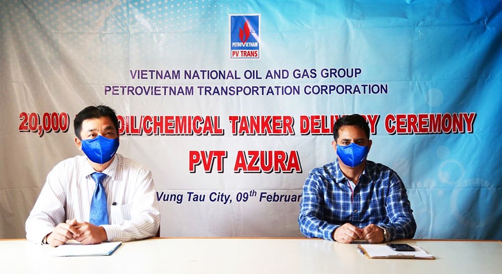 PVTrans nhận bàn giao tàu PVT AZURA tại Vũng Tàu