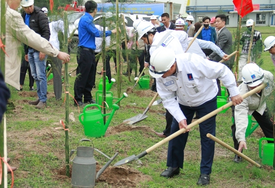 Petrovietnam hưởng ứng chương trình trồng 1 tỉ cây xanh