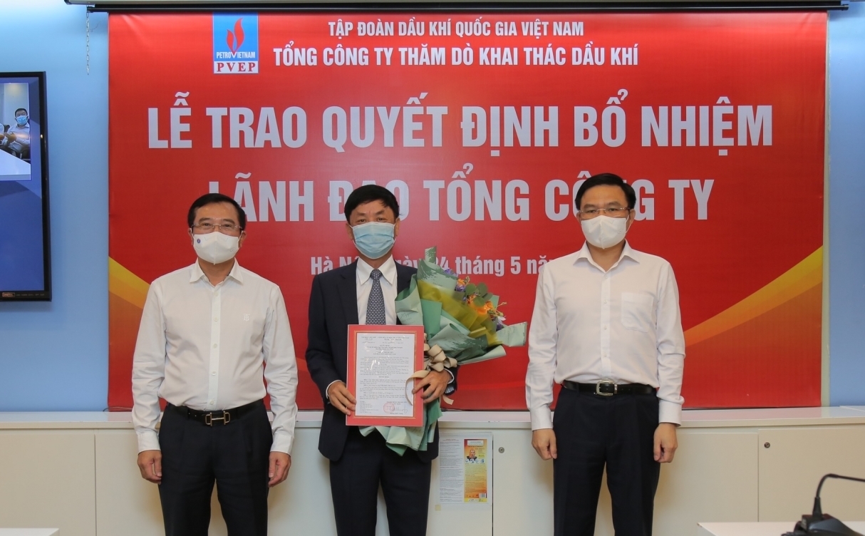 Lễ công bố và trao các quyết định bổ nhiệm lãnh đạo PVEP