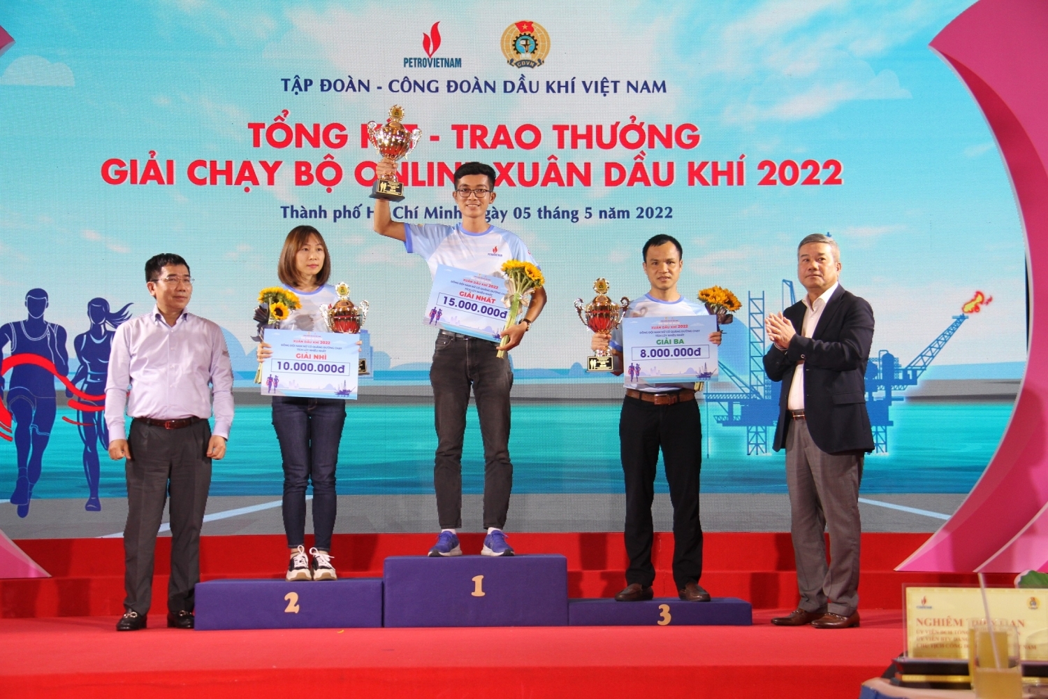 CĐ DKVN gặp mặt người lao động Dầu khí tiêu biểu và tổng kết, trao thưởng Giải chạy bộ online “Xuân Dầu khí 2022”