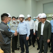 Thủ tướng Chính phủ làm việc, kiểm tra quá trình hoà lưới điện Tổ máy 1 NMNĐ Thái Bình 2
