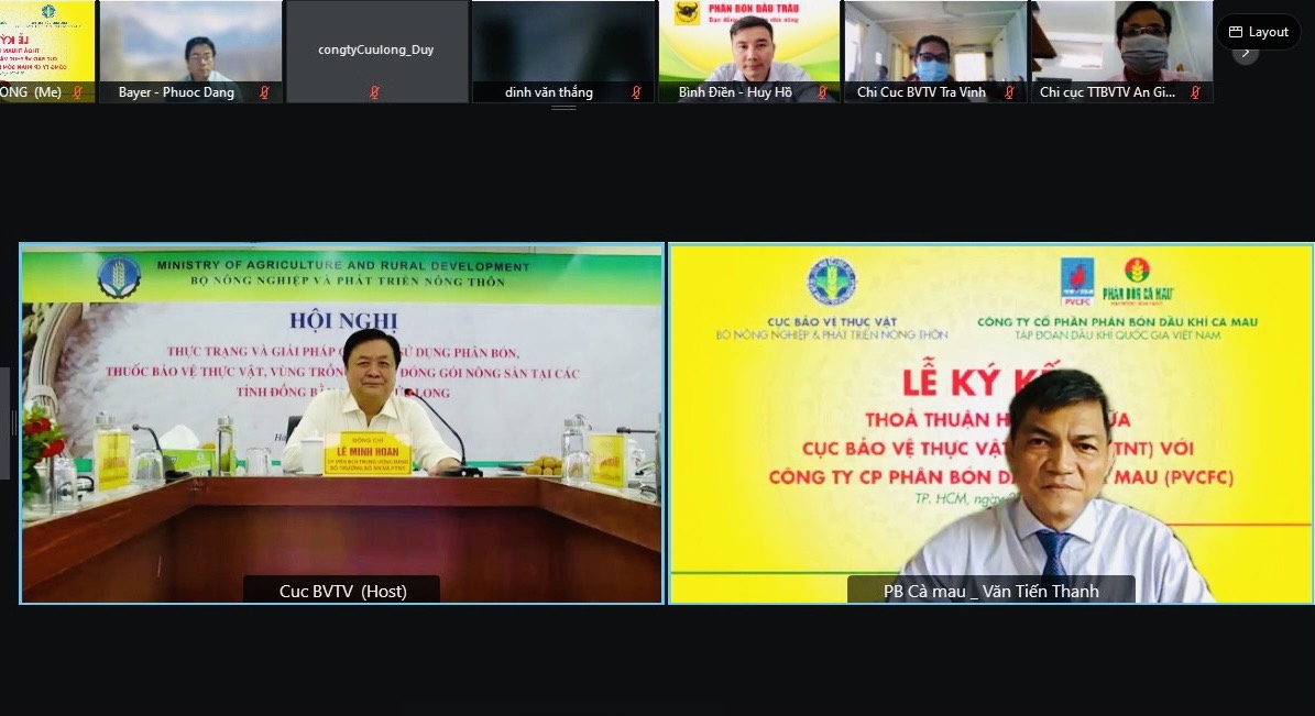 Phân bón Cà Mau – Cục BVTV ký kết MOU: Chiến lược sản phẩm phù hợp định hướng phát triển nông nghiệp bền vững