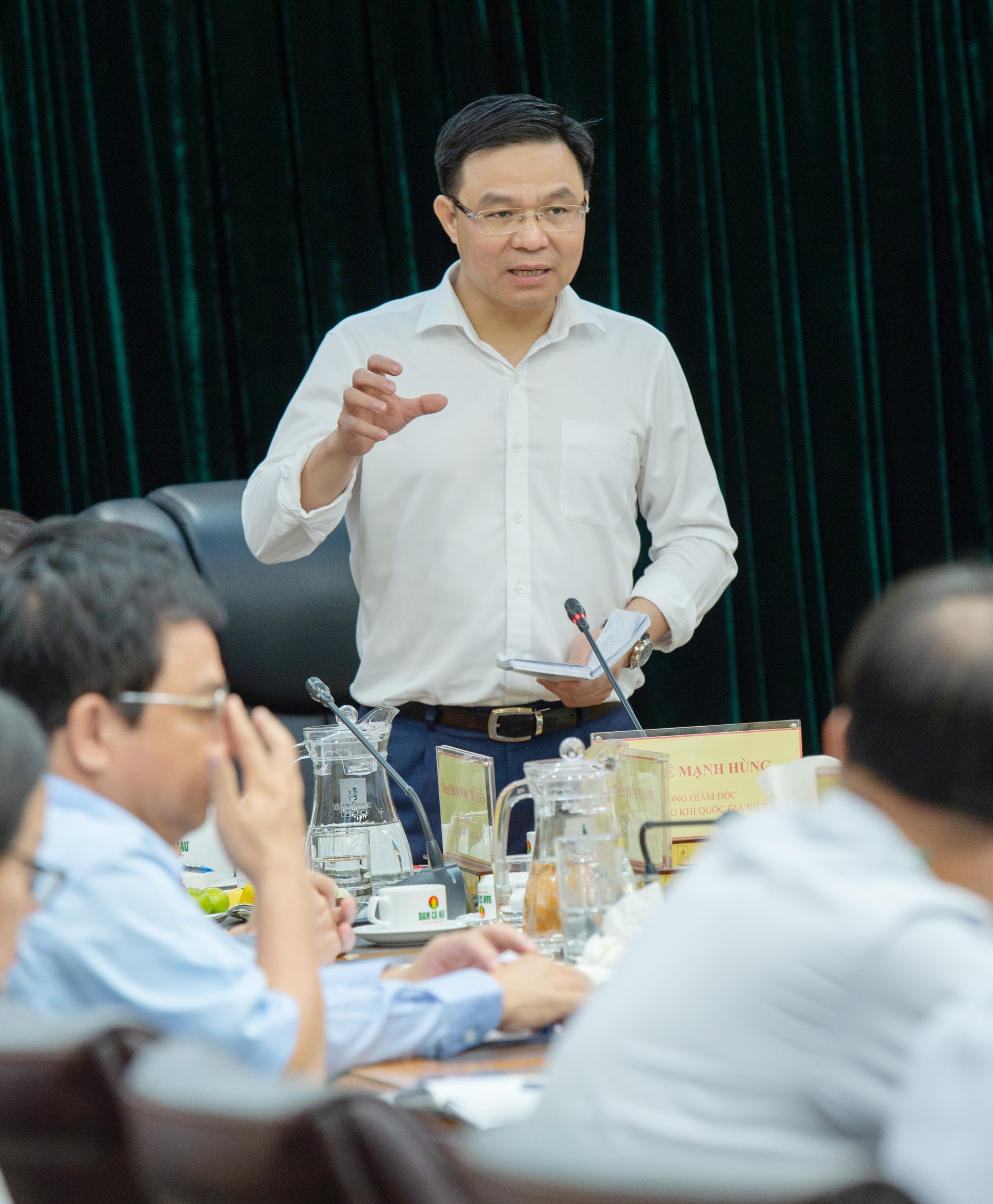 Tổng giám đốc Petrovietnam Lê Mạnh Hùng: Cụm Khí - Điện - Đạm Cà Mau cần phối hợp cụ thể hơn