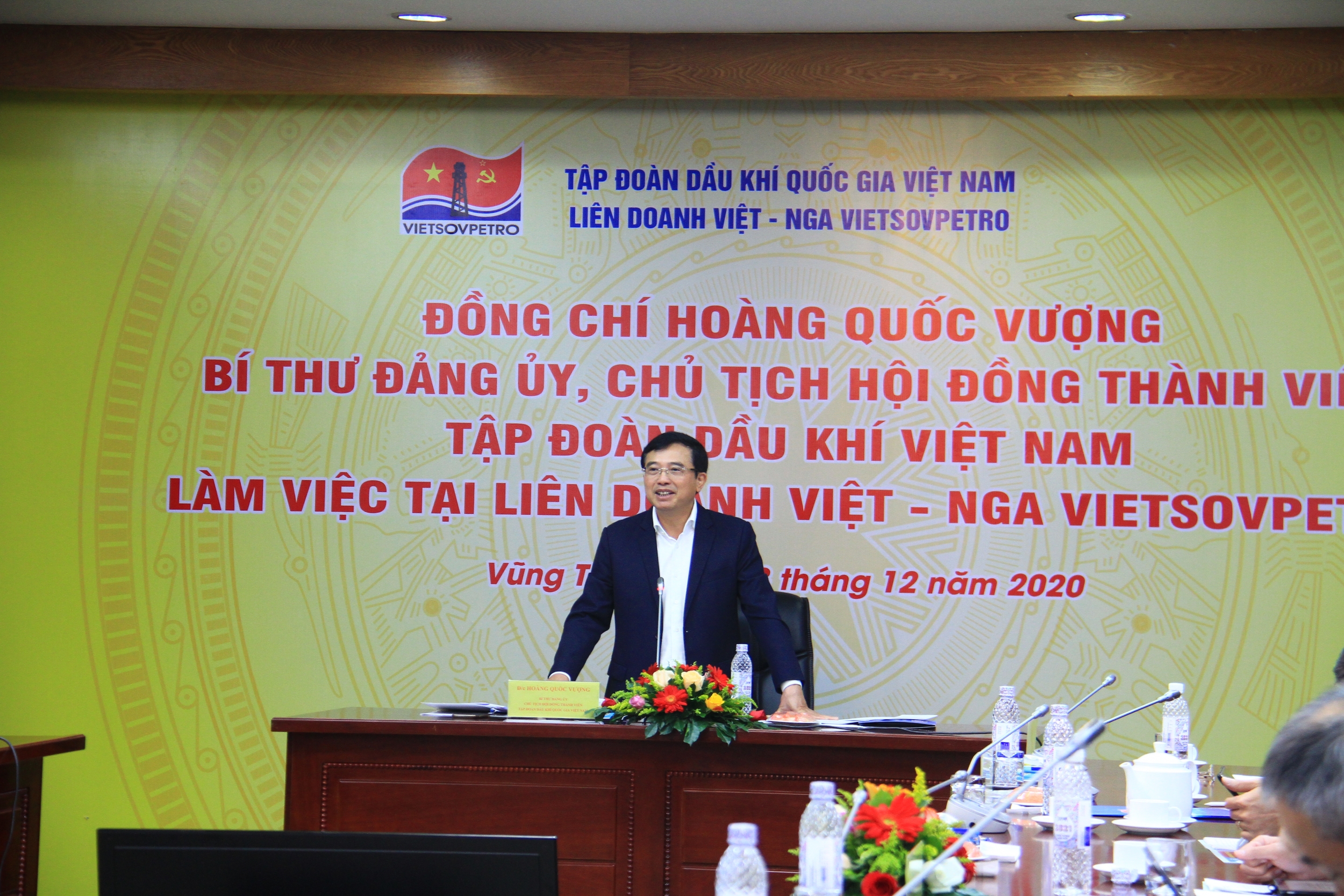 Chủ tịch HĐTV Petrovietnam Hoàng Quốc Vượng: Vietsovpetro phải là đơn vị dẫn dắt thị trường năng lượng