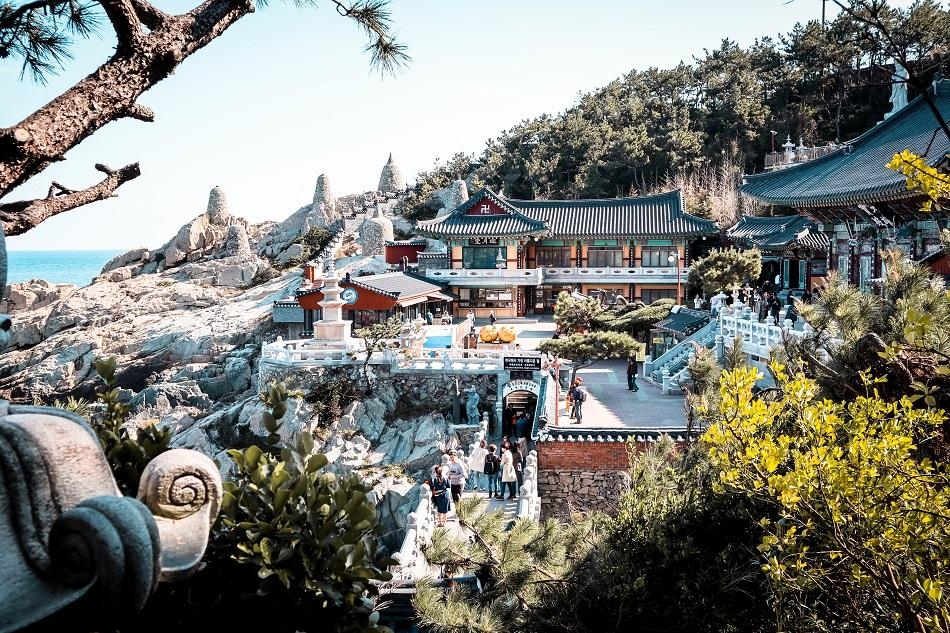 Khám phá ngôi chùa cổ bên bờ biển ở Busan, Hàn Quốc