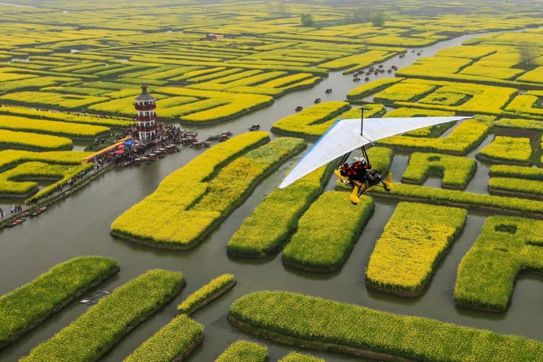 Phong cảnh hoa xuân đẹp hữu tình chỉ có ở Hưng Hóa, Trung Quốc