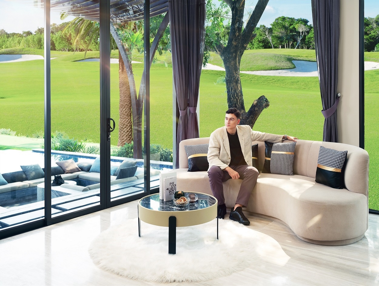 Thủ thành Đặng Văn Lâm yêu thích PGA Golf Villas tại NovaWorld Phan Thiet bởi hệ sinh thái hàng trăm tiện ích sống đẳng cấp quốc tế tại đây. Ảnh nhà mẫu PGA Golf Villas.
