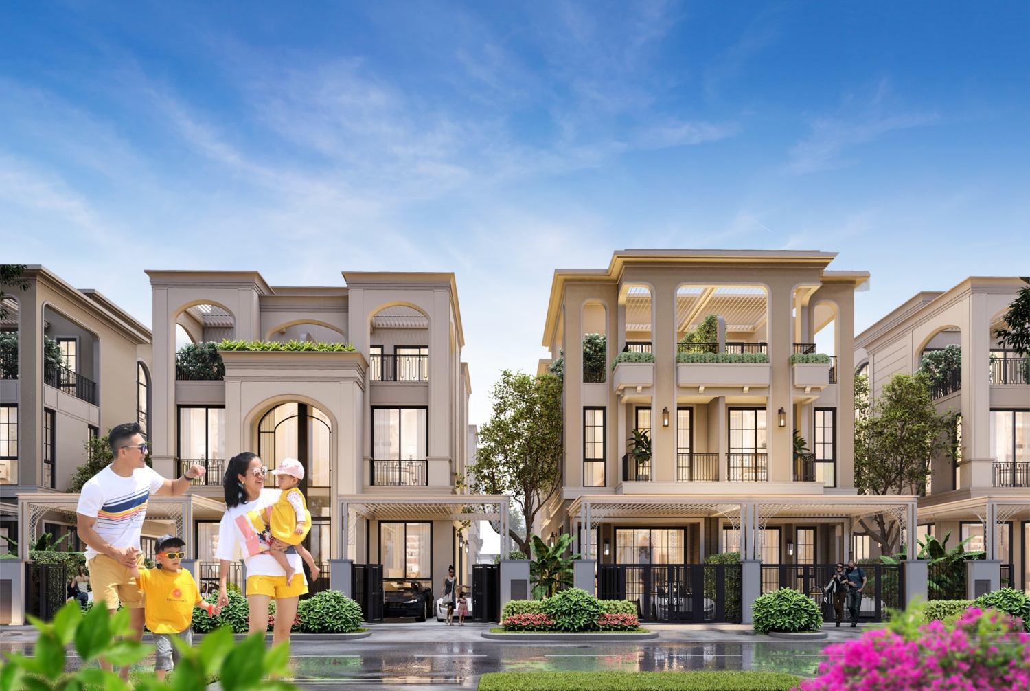 Biệt thư song lập “Song gia tuyệt tác” tại đảo Phượng Hoàng, Aqua City gây ấn tượng với Quốc Cơ – Hồng Phượng bởi đáp ứng được nhu cầu cho cả gia đình