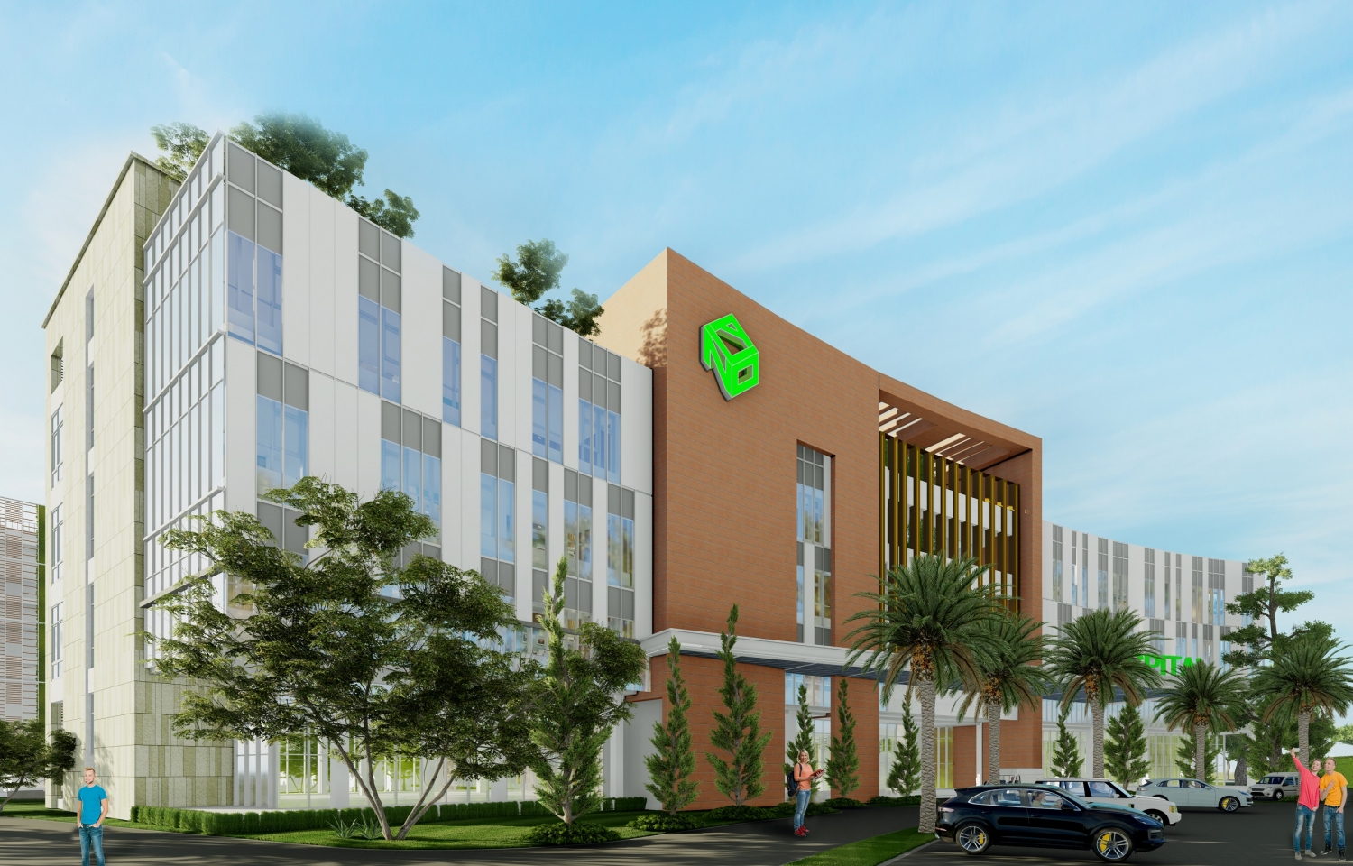 Aqua City với hệ thống chăm sóc sức khỏe hiện đại khiến Quốc Cơ rất an tâm khi gia đình an cư tại đây. Ảnh: Phối cảnh Bệnh viện đa khoa quốc tế Nova Hospital tại Aqua City