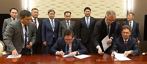 Gazprom và Mông Cổ ký biên bản ghi nhớ về đường ống Sila Siberia-2 gazprom va mong co ky bien ban ghi nho ve duong ong sila siberia 2
