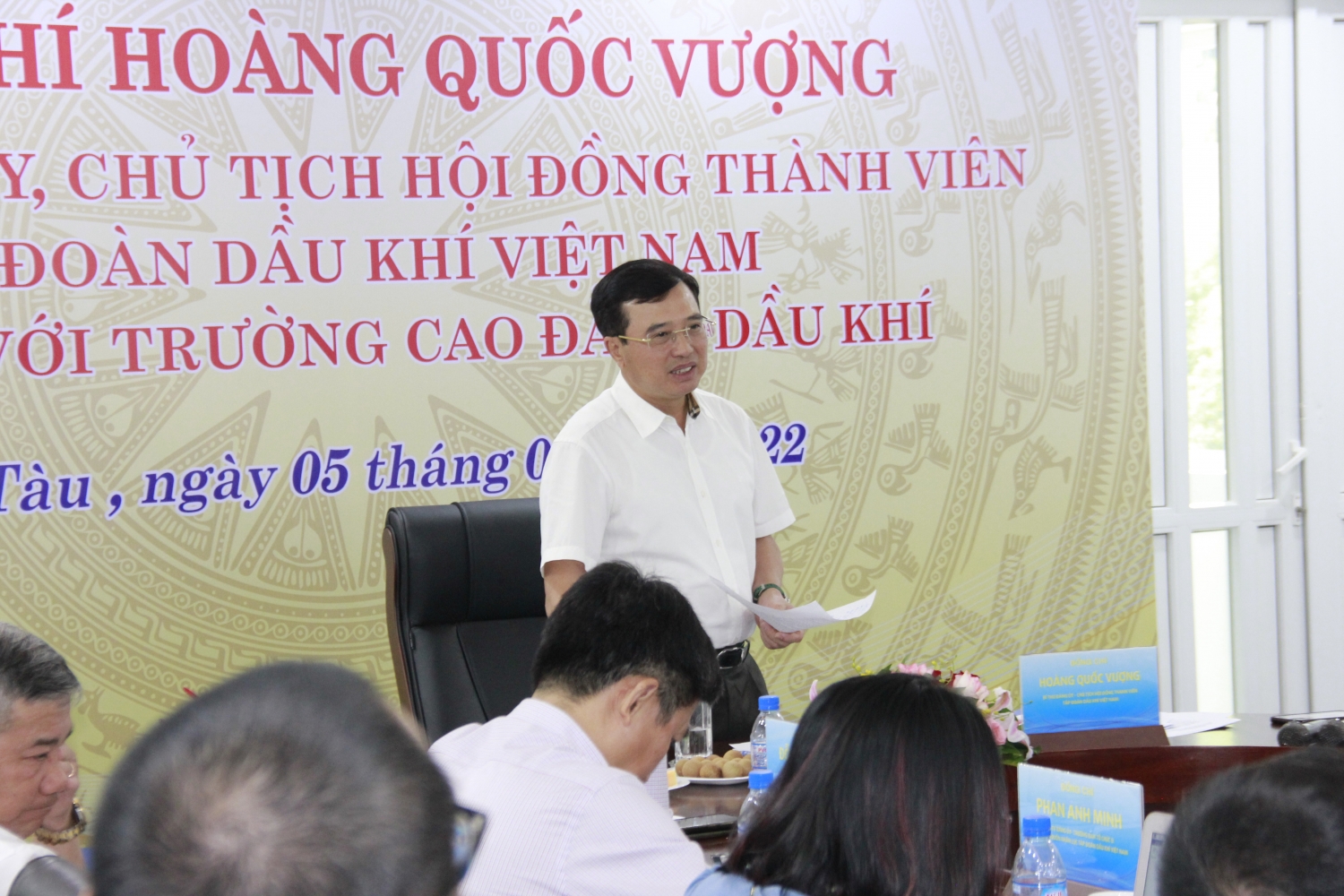 Chủ tịch HĐTV Petrovietnam Hoàng Quốc Vượng: PVMTC phải đặt mục tiêu đào tạo lên hàng đầu