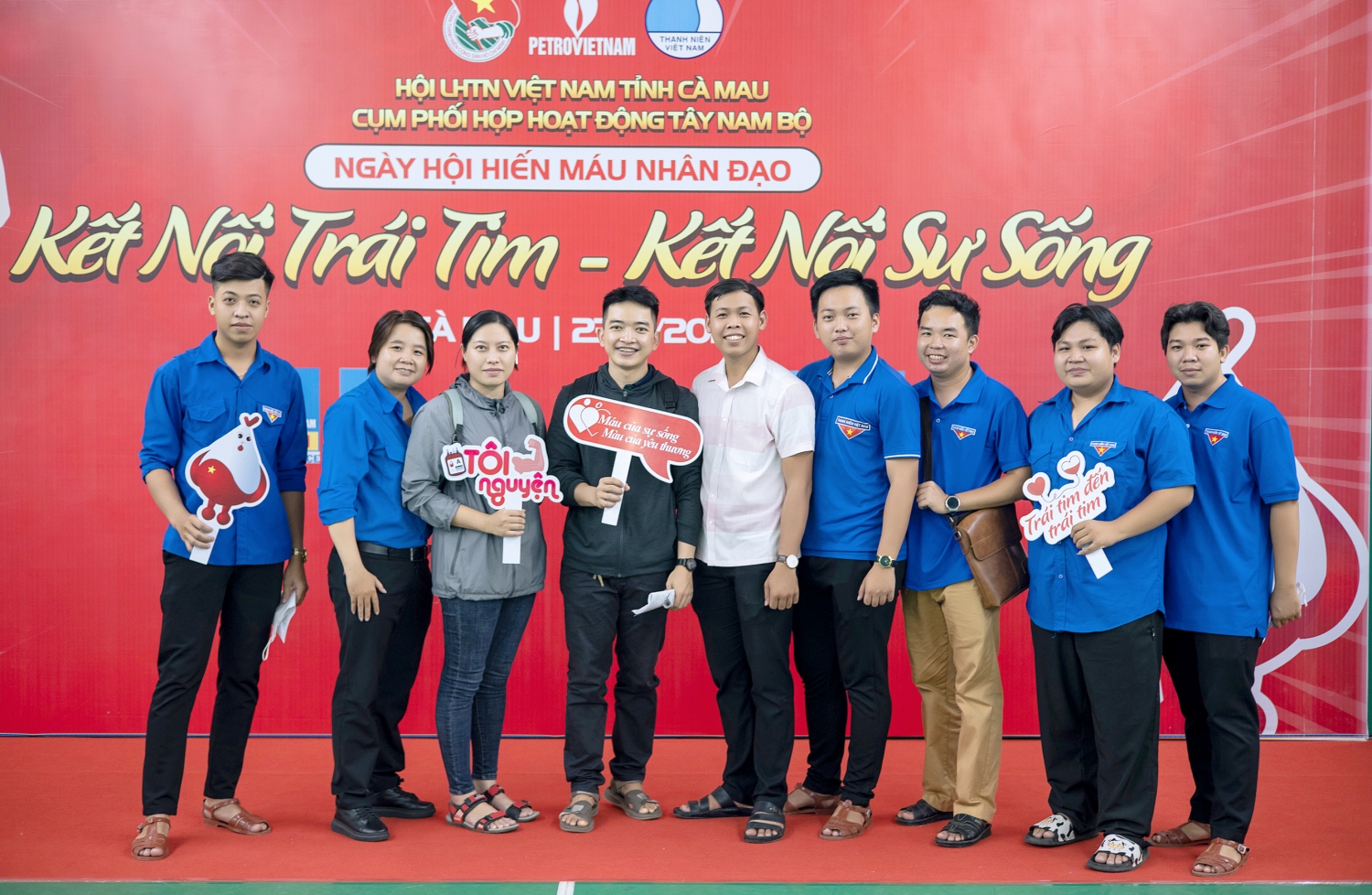Hiến máu nhân đạo “Kết nối trái tim - Kết nối sự sống” tại cà Mau