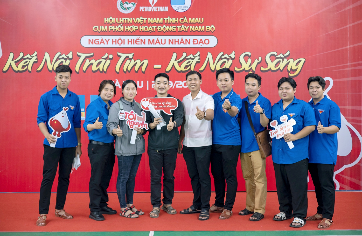 Hiến máu nhân đạo “Kết nối trái tim - Kết nối sự sống” tại cà Mau