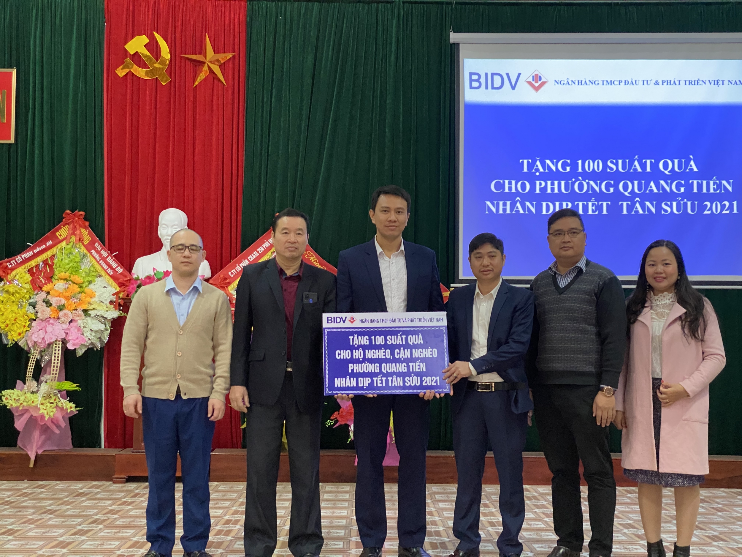 Nghệ An: BIDV Xuân yêu thương 2021 cùng bà con xã Nghĩa Lạc và Quang Tiến