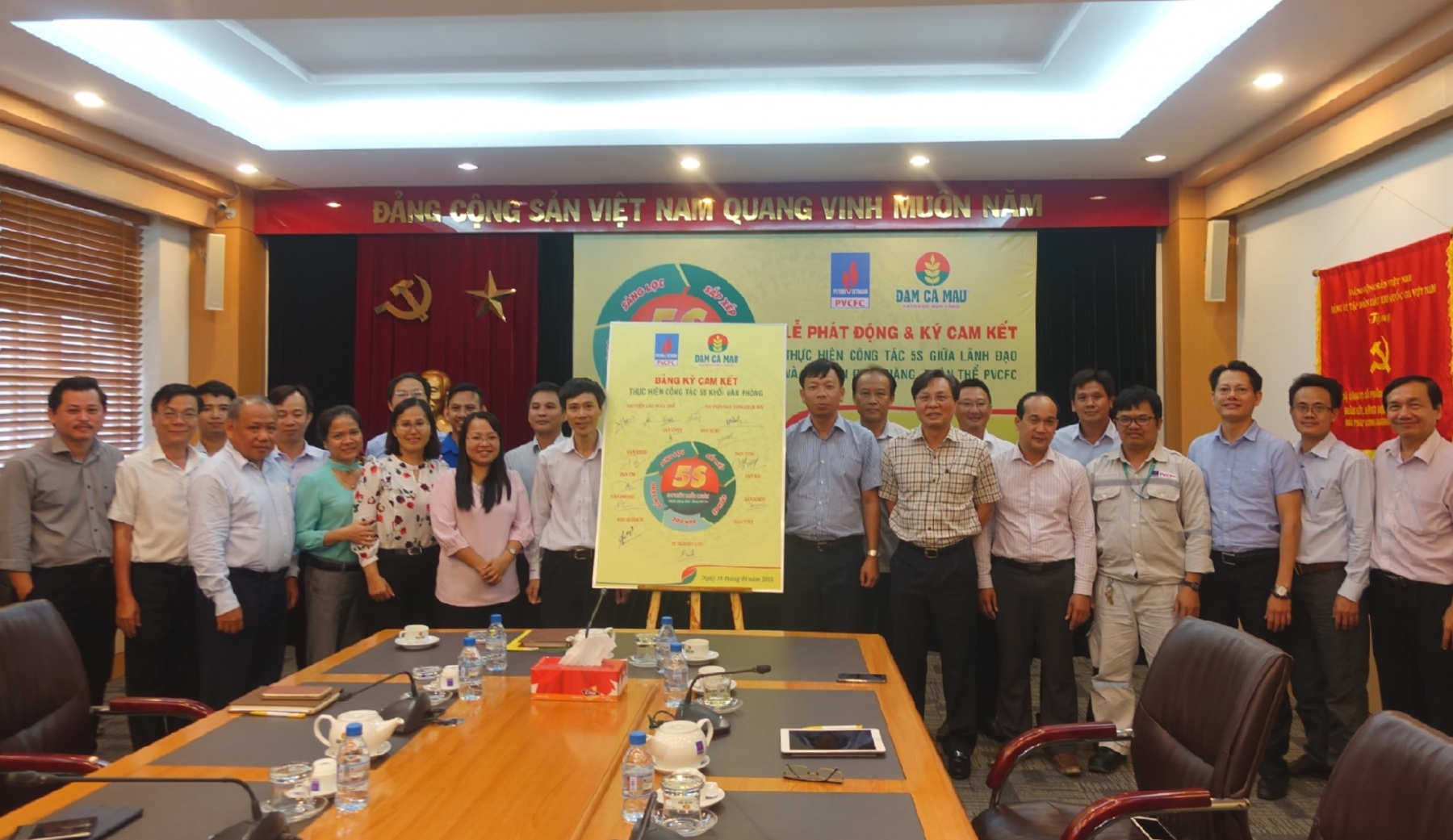 cong doan pvcfc phat dong phong trao 5s